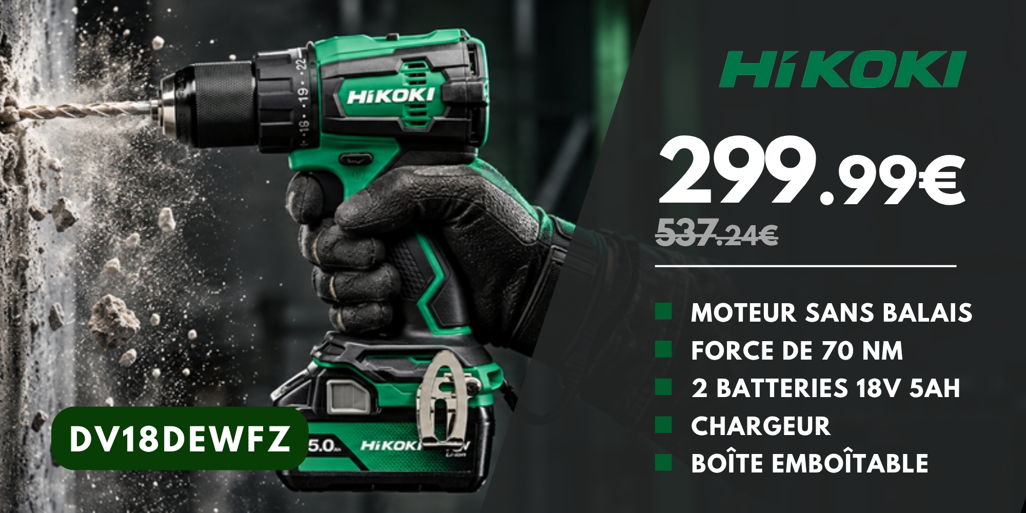 Promo Hikoki DV18DEWFZ